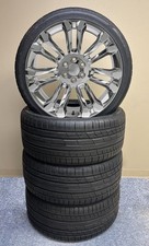 7 Split Chrome 24 Wheels Ht Tires Chevy Silverado Tahoe Gmc Sierra Yukon 7 Split Chrome 24 Wheels Ht Tires Chevy Silverado Tahoe Gmc Sierra Yukon