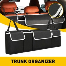 Car Trunk Organizer Oxford Interior Accessories Back Seat Storage Bag 4 Pockets