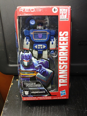 Hasbro Transformers R.E.D. Series Authentic Soundwave Action Figure Toys New 