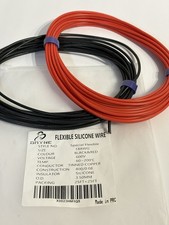 Flexible 14 AWG Silicone Wire Red Black 25FT Each 600V High Temp