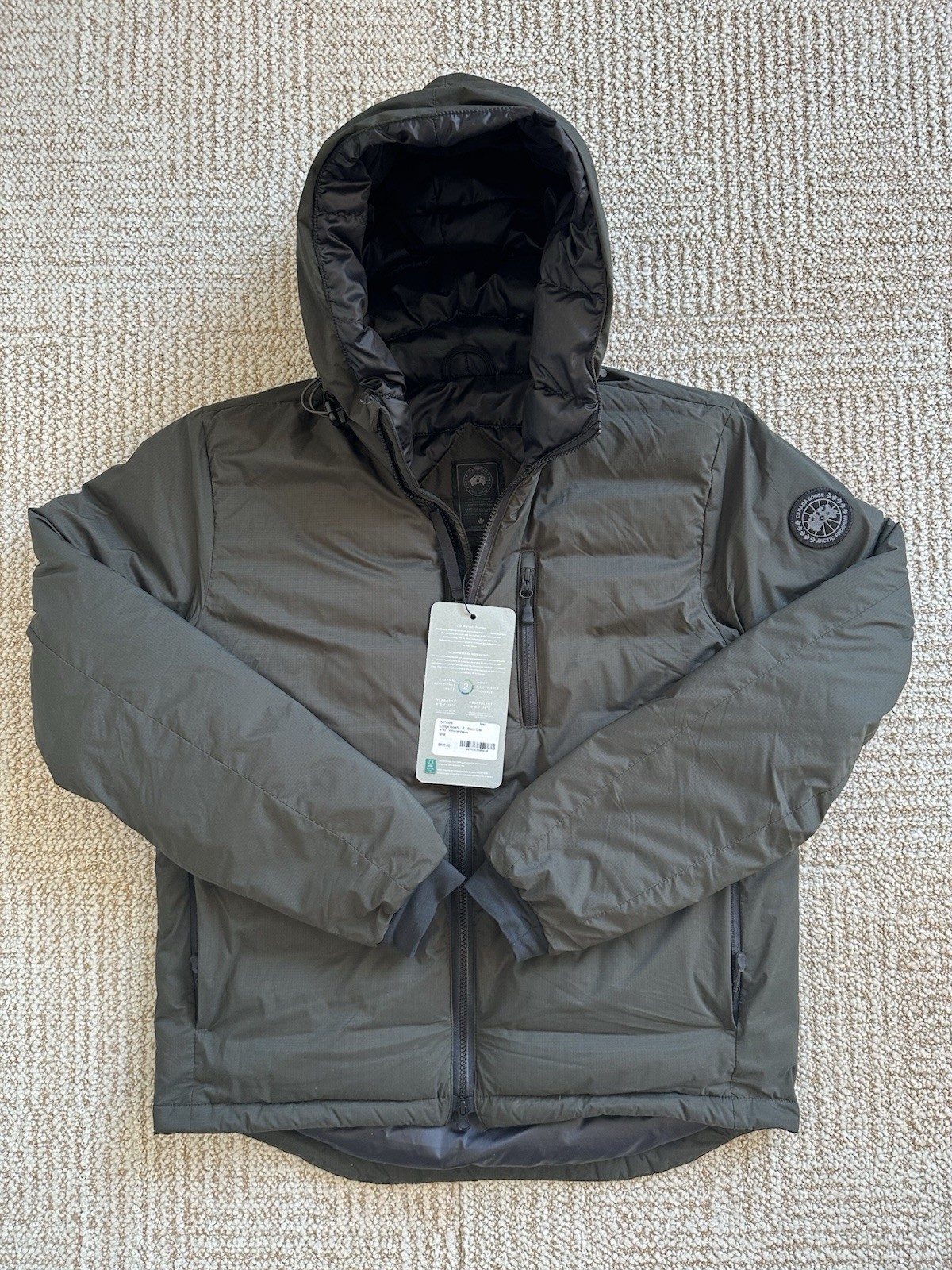 CANADA GOOSE Lodge Hoody Black Label - Men’s Medium - Volcano - New With Tags