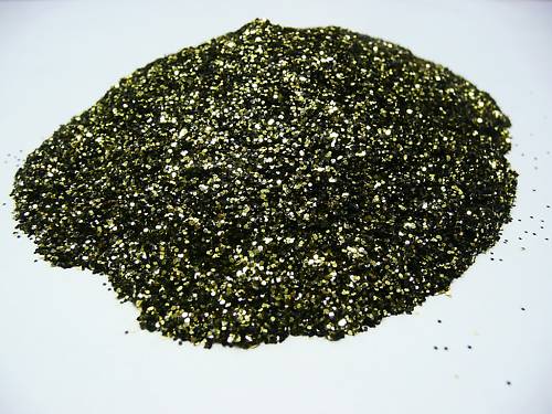 Powder Coat Fishing Jig Paint with Polyflake Glitter and Jet Glow 1 oz