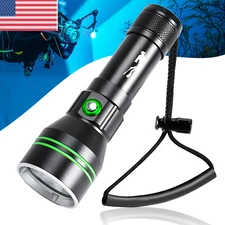 Diving Flashlight 5000lm Professional Dive Light IPX8 Underwater Torch Light