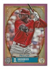 DIDI GREGORIUS 2021 Topps Gypsy Queen Mauve Parallel Phillies (#141) 70/75