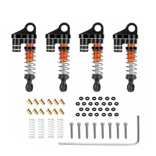 Upgrade 4Pack Threaded Shock Absorber Dampers for Axial SCX24 90081 1/24 RC Car - Picture 14 of 14