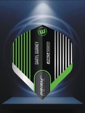Winmau Specialist Players Prism Delta Daryl Gurney Black Green Flight Standard