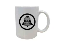 Bell Systems Black Logo At&t Predecessor Telephone Company Coffee Tea Mug Cup