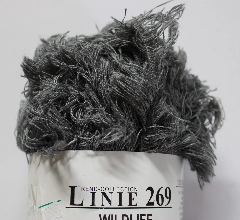Línea 269 Wildlife Online Hilado Col 0007 Gris 94% Acrílico 6% Nylon 100gr 40m Foto 2 de 4