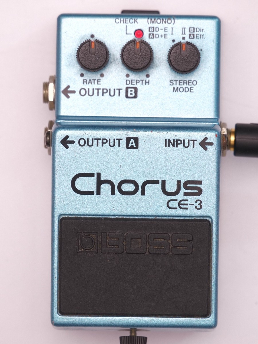 ギター BOSS CE-3 Vintage 1985 Boss CE-3 Analog Chorus Effects Pedal Green