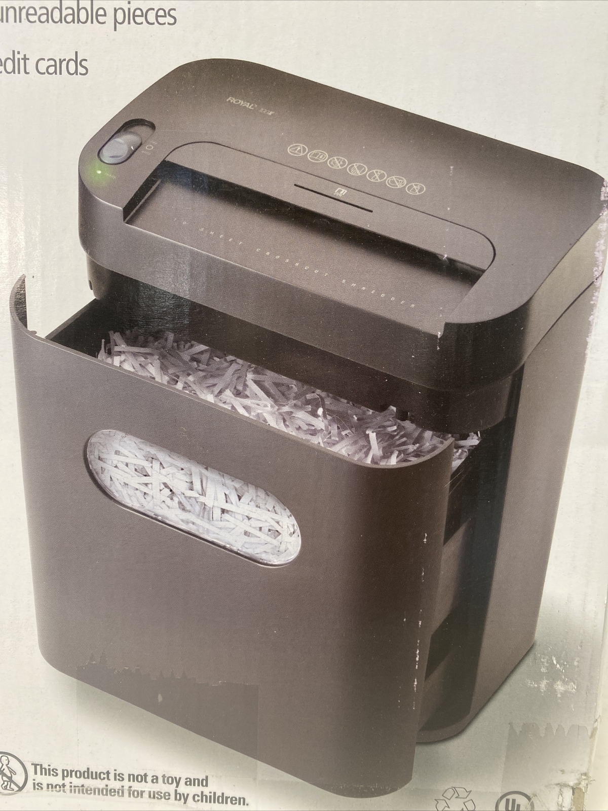 100x 10-Sheet Crosscut Home/Office Shredder Ideal shredding 