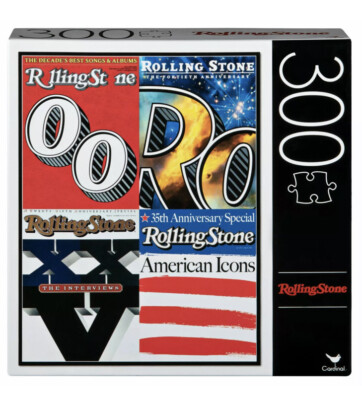 New 300 Piece Cardinal Jigsaw Puzzle Iconic Rolling Stone Anniversity Covers