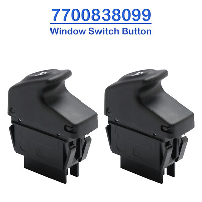 2x Electric Window Control Switch Button 7700838099 für Renault Scenic 1 I