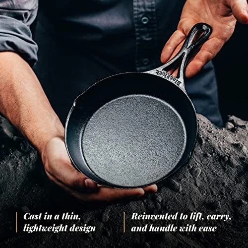Lodge Blacklock Cast Iron Skillet - Thumbnail 3