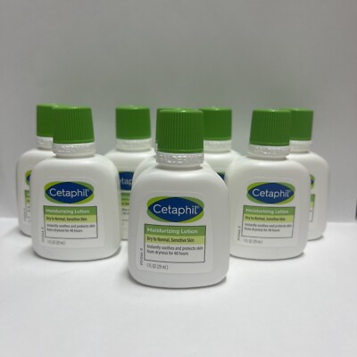 Cetaphil Moisturizing Lotion, Fragrance Free, 1oz pack of 7 bottles