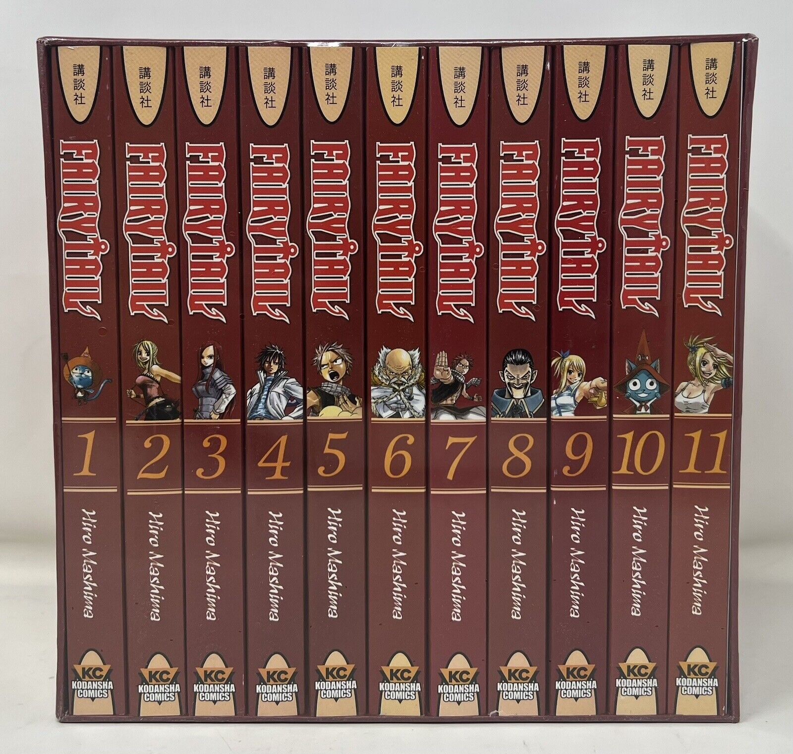 Fairy Tail manga set volumes 1-63 complete english version anime