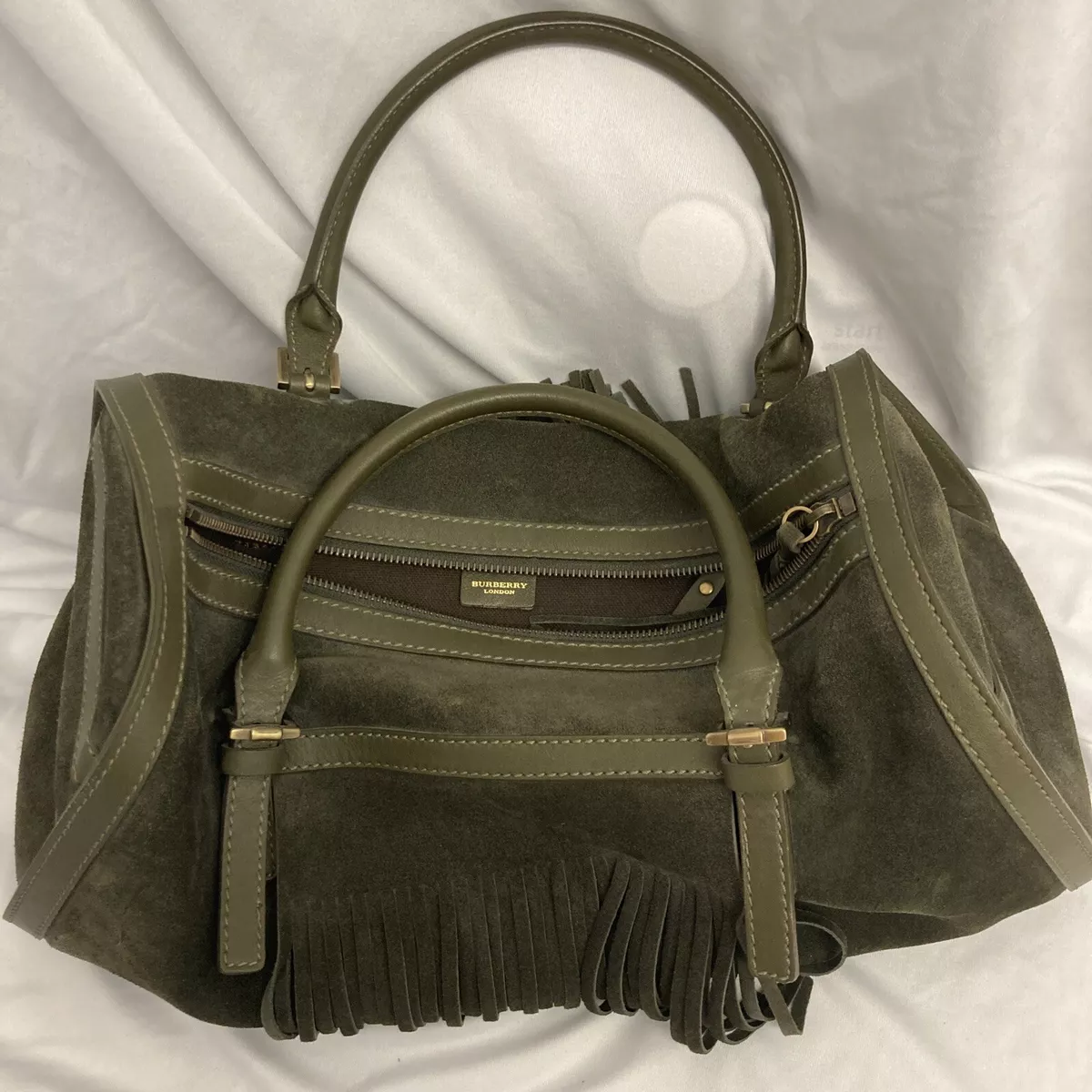 Burberry on sale fringe bag