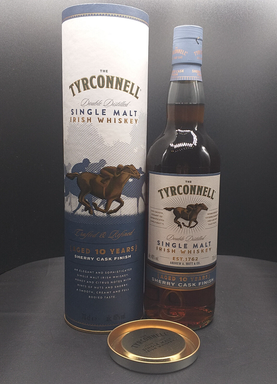 Tyrconnell 10 Years Sherry Cask Finish Irish Whiskey 46% Irland OVP 0,7 Liter