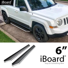 APS Running Board Polished 6" Fit Jeep Patriot 07-17