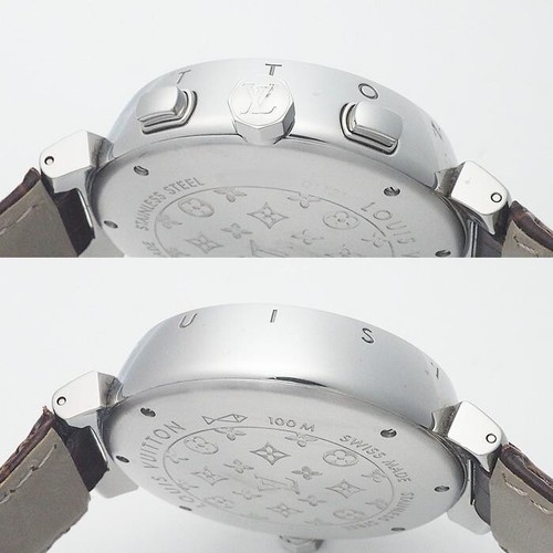 Louis Vuitton Tambour Chronograph Q1121 Automatic 41mm Stainless Men's Watch - Picture 2 of 9