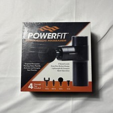 NEW PowerFit Percussion Massager With 4 Tips Model BK3446Q Lightweight Quiet