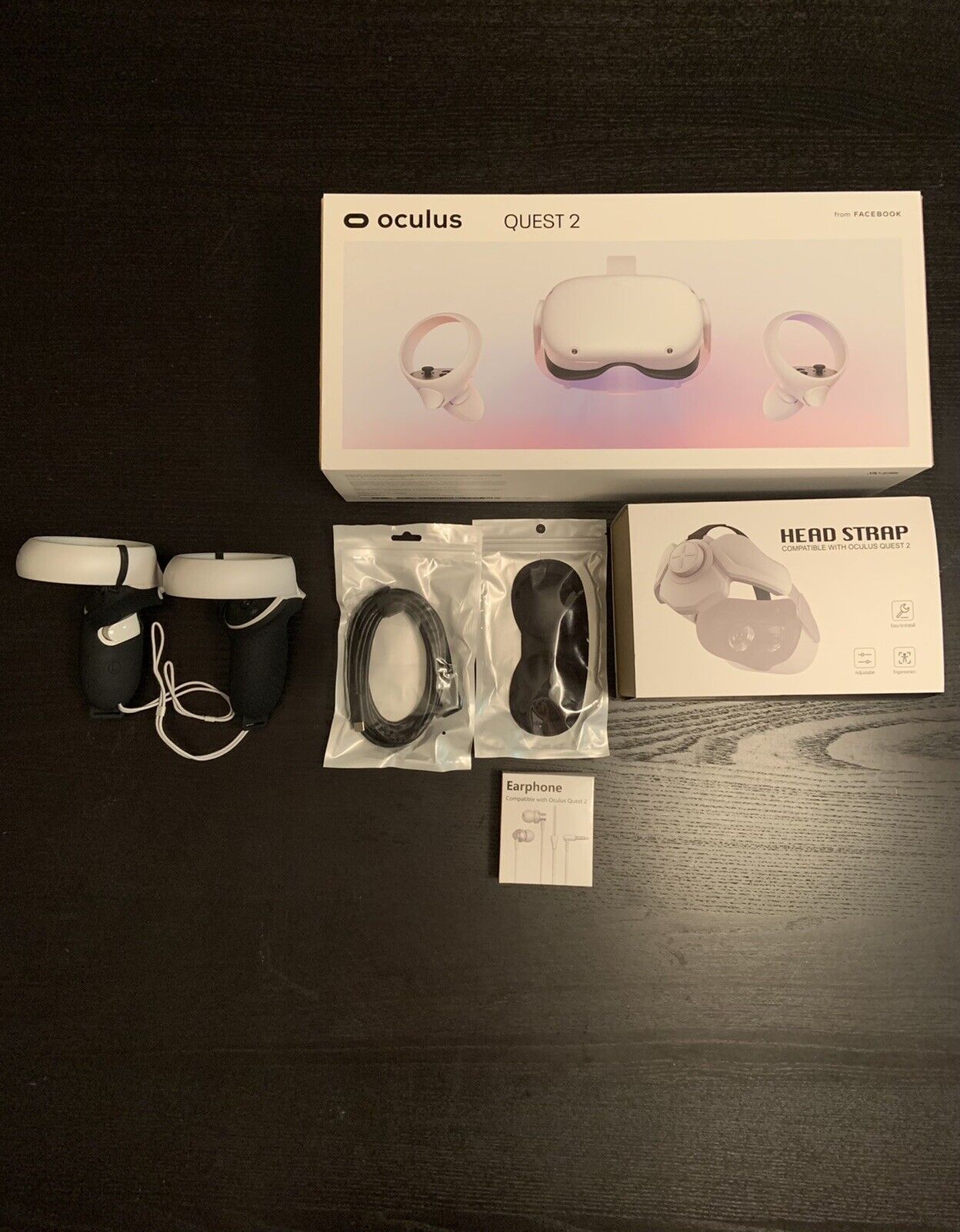 Meta Oculus Quest 2 256GB VR Headset - White Bundle