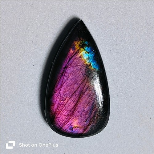 Rainbow Spectrolite Stone Natural Labradorite Cabochon Gemstone 25 Ct. ME-10468 - Picture 6 of 8