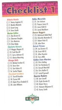 1995-96 Jam Session Checklist 1: 1-86 #119