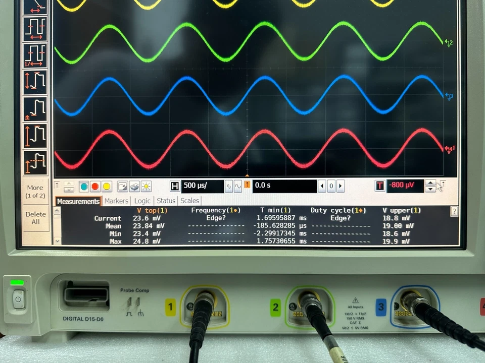 Agilent Infiniium MSO9254A Mixed Signal Oscilloscope 2.5 GHz, 20 GSa/s - Image 3 of 4