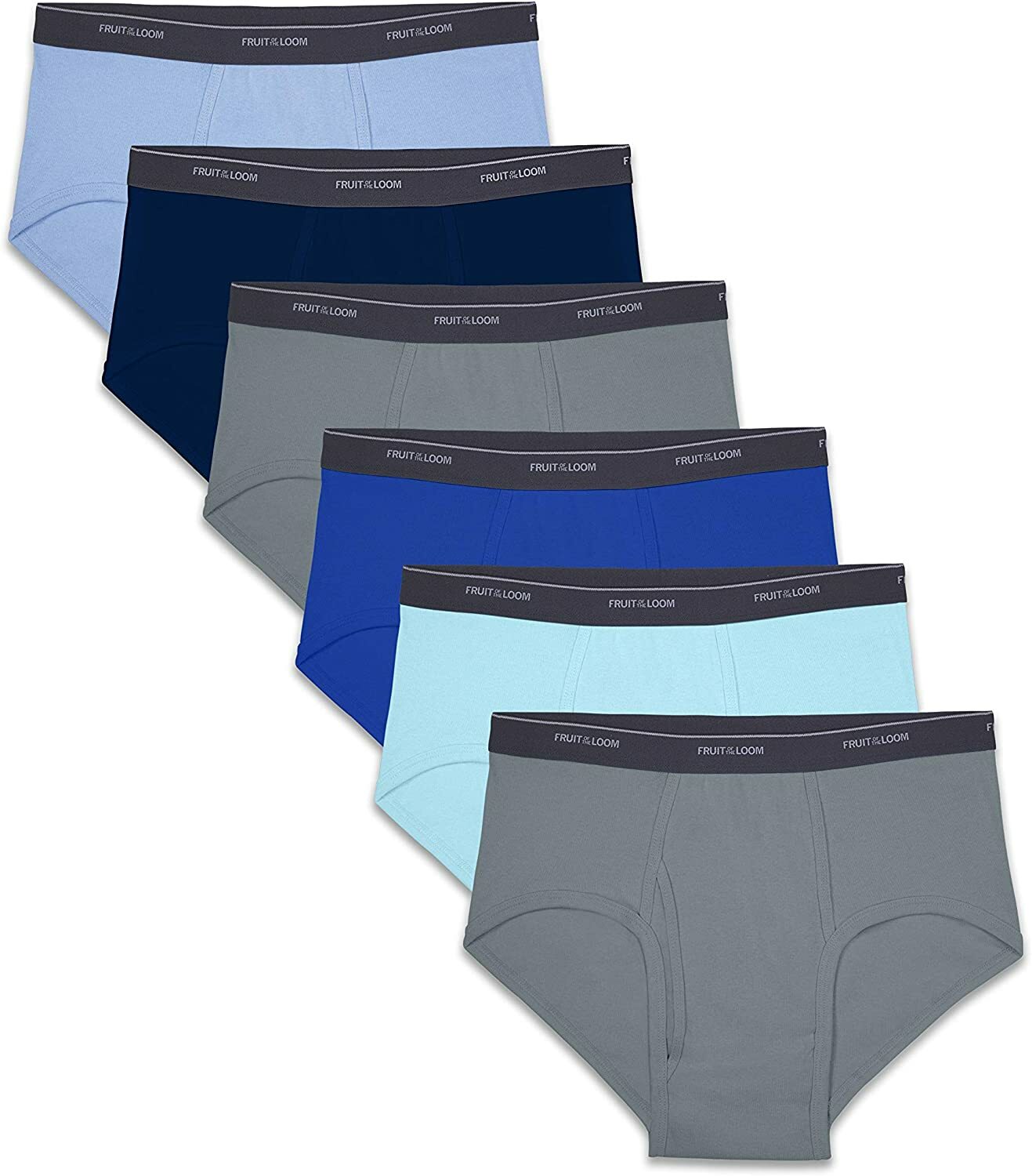 Fruit of the Loom Men's Assorted Fashion Briefs (6 Pack) | eBay
