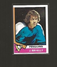1974-75 TOPPS J. BOB KELLY #143 NRMT HIGH GRADE SHARP CARD