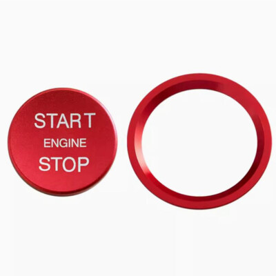 Start-Stopp-Motorschalter roter Druckknopf-Abdeckring für Audi A3 A4 A5 2013 17