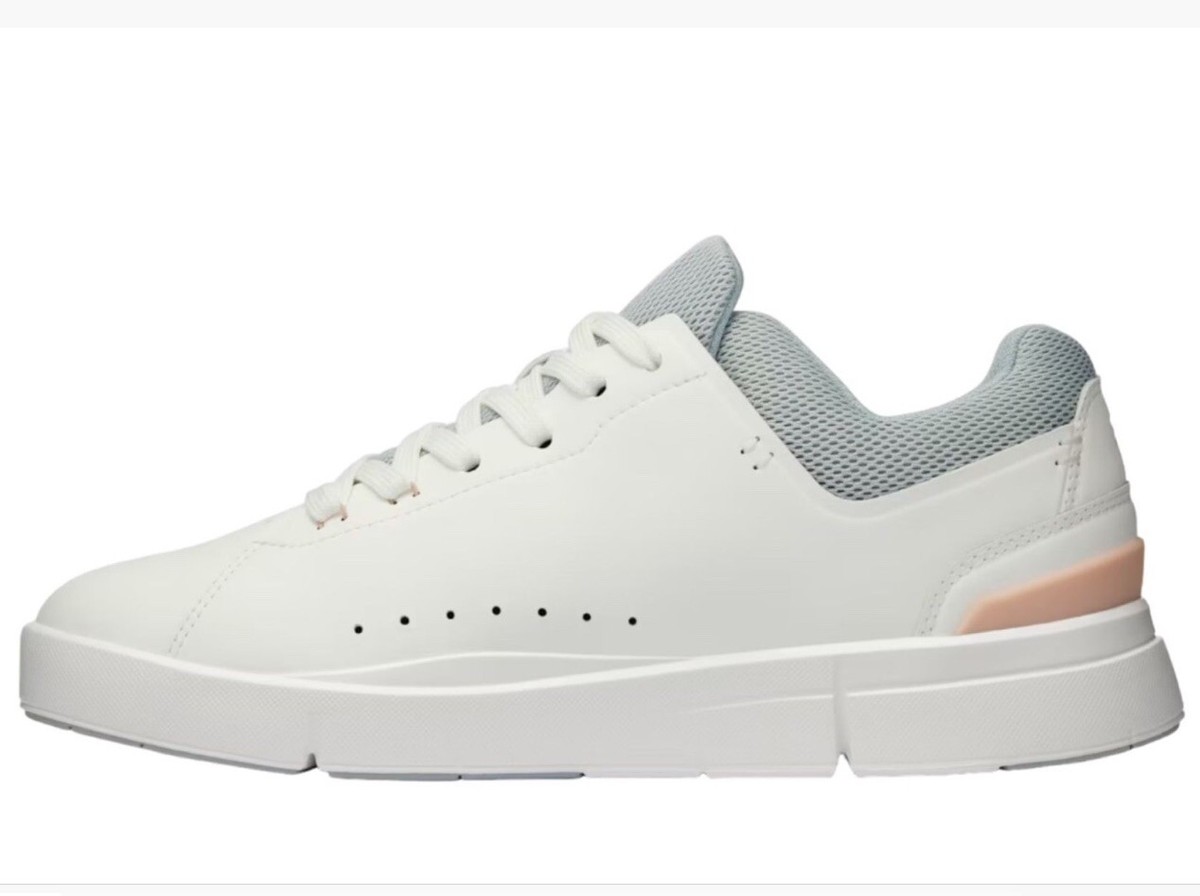 ON WOMEN'S THE ROGER ADVANTAGE SHOES, SIZE 8.5, WHITE/ROSE | eBay