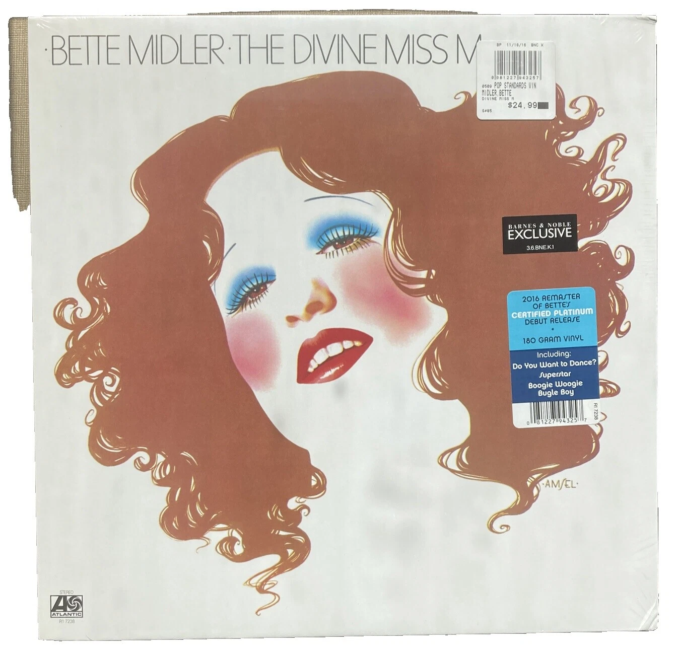 Рок Бетт Мидлер виниловые пластинки