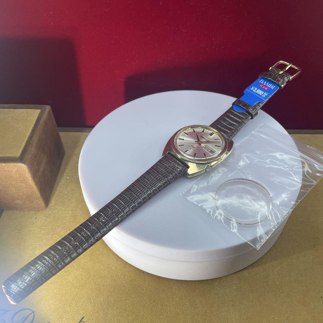 SEIKO 5 ACTUS SS 23JEWELS 自動巻きmen's SEIKO 5 ACTUS SS 23 JEWELS AUTOMATIC MEN'S WRISTWATCH 70S