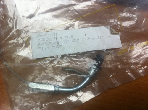 Yamaha MS50 TOP HALF THROTTLE CABLE 17J-26311-00 - Picture 2 of 2