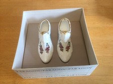 Paragon Fine Bone China- Tree of Kashmir - posy slippers - Ex condition- BOXED