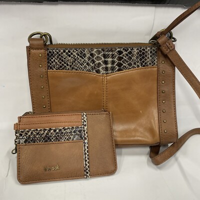 The Sak Silverlake Crossbody Bag in Leather In The Color Brown - Free Shipping
