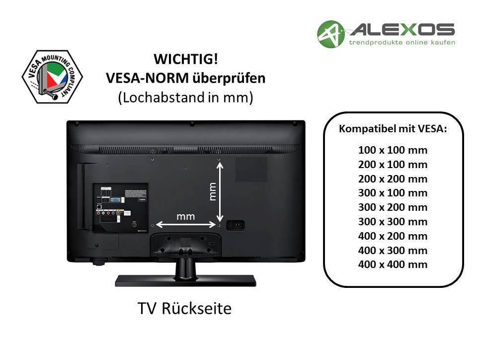 TV Fernseher Wandhalterung A66 für SONY 55 Zoll KD-55XE8096 und KD-55XE9005