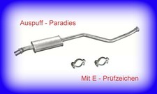 Mittelschalldämpfer, Auspuff für Citroën ZX 1.1 -1.9 D + Anbaukit