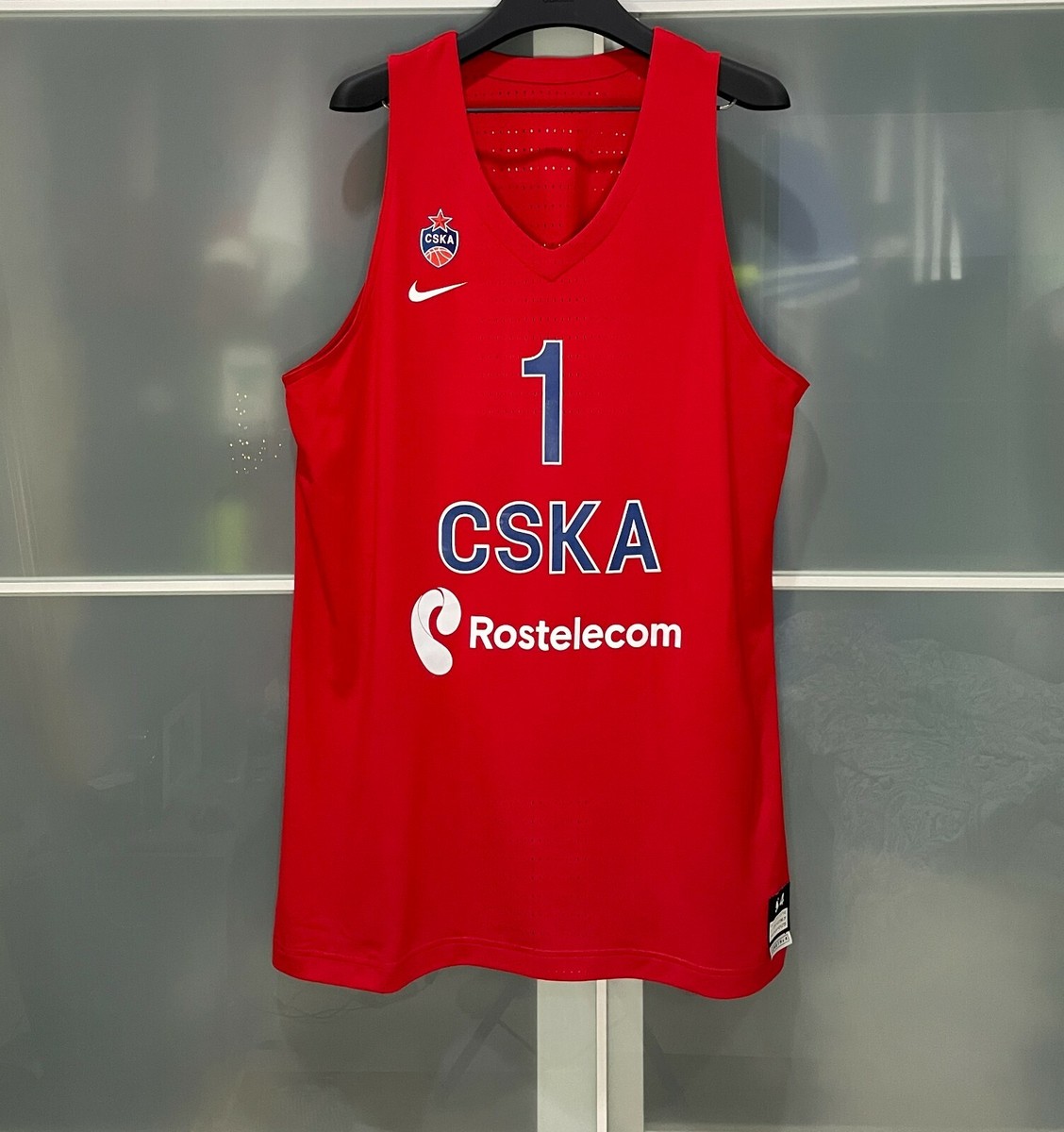 NIKE CSKA MOSCOW NANDO DE COLO PLAYER ISSUE BASKETBALL JERSEY FIBA