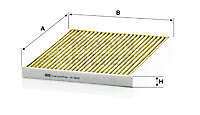 MANN-FILTER FP 2243 FILTER, INNENRAUMLUFT FÜR ABARTH ALFA ROMEO CITROËN FIAT OPE