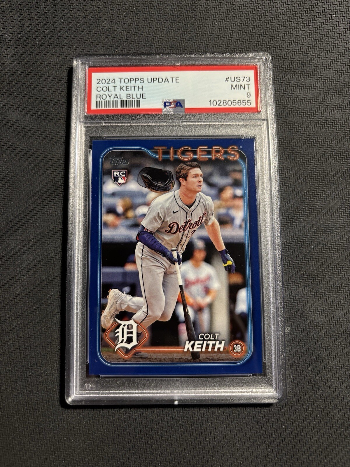 2024 Topps Update Colt Keith Rookie Royal Blue Parallel PSA 9 #US73