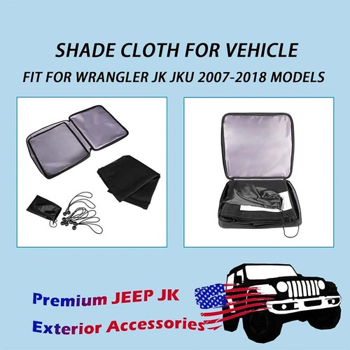 Cubierta superior de malla para maletero para Jeep Wrangler JK JKU 2007-2017 4 puertas EE. UU. - Imagen 8 de 12