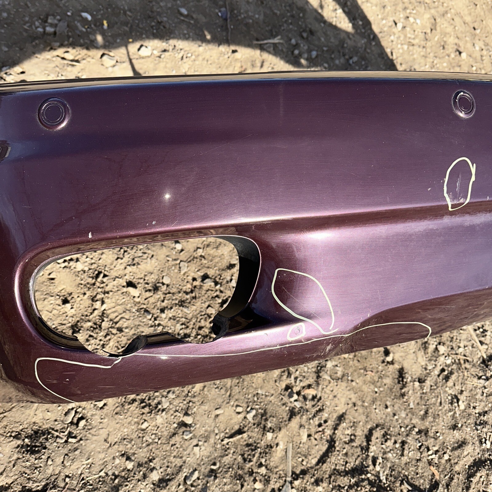 04-08 MASERATI QUATTROPORTE REAR BUMPER COVER PANEL ASSEMBLY OEM