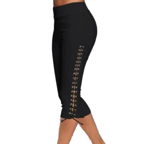 Plus Size Damen-Stretch-Leggings Kurze Damen-Workout-Yoga-Hose / % - Bild 21 von 29
