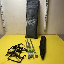 🔥🔥🔥E-Z UP Heavy Duty Stake Kit With Canvas Bag Used