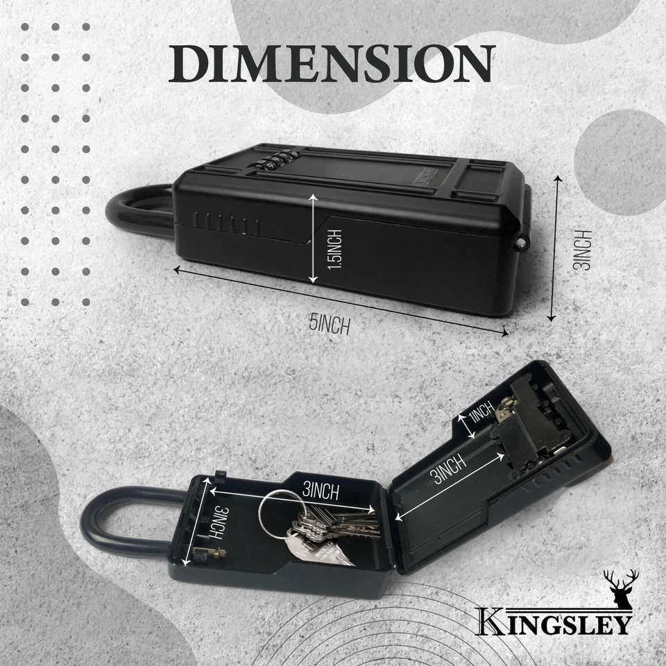 TWELVE PACK of KL313 Lockbox key lock box realtor real estate 4 digit key safe - Image 4 of 4