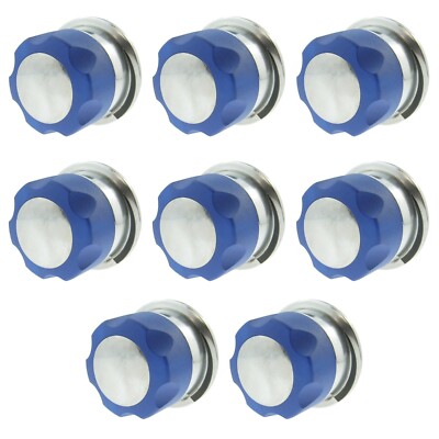 8 x 36330 BLAU CHROM GASHAHN BEDIENKNOPF IMPERIAL RANGE HOLZKOHLEGRILL GRILLPLATTE OFEN
