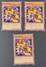 Yugioh TCG - 3x Red Warg -TDIL-EN014 - LP/NM - 1st Ed - Common - Monster - 2016