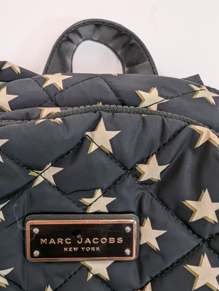 Marc Jacobs Quilted Backpack Blue with Stars Nylon | eBay display picture 1